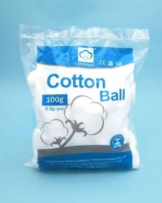 100% Pure Organic OEM Colored Cotton Ball White Cotton Balls