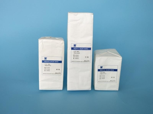 Nichtsterile 2*2 Medizinische Absorptionsmittel Komprimiergarnitur Spülstühle Pads mit CE/ISO