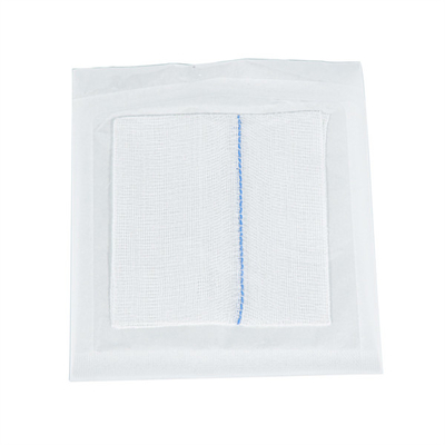 Gauze Swab 32s Baumwollgarn Baumwollgauze Steril oder nicht steril für medizinische Anwendungen