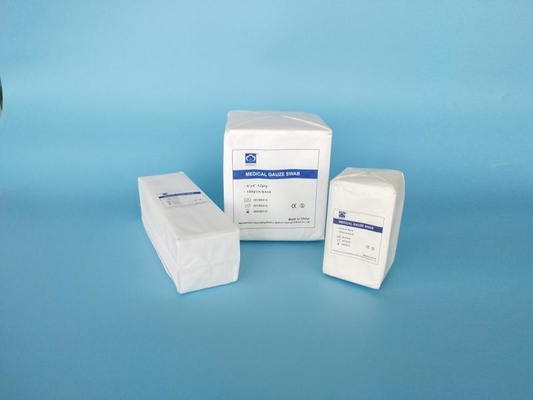 Gauze Swab 12x8 Mesh Medizinische Baumwollvorräte für sterile und nicht sterile Bedürfnisse in Krankenhäusern
