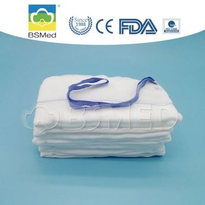 Sterile Lap Sponge Laparotomy Sponge with X-ray Visible Line High-absorbency Cotton and Blue Loop for General Open Surgery