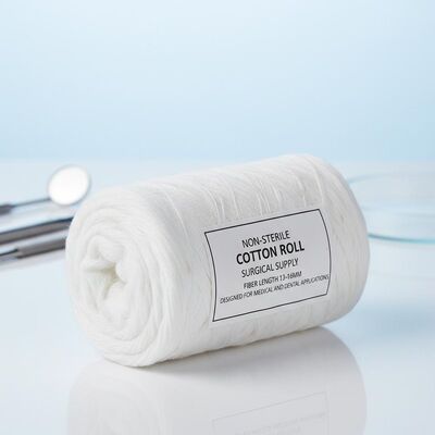 Disposable Cut‑to‑size Absorbent Medical Cotton Wool Roll of 100% purified cotton Medical‑grade & irritation‑free for Medical and Dental Application ISO Approved OEM Available