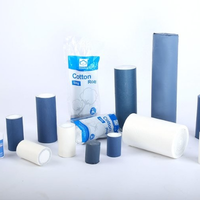 Weiches Einweg-Absorptionsmaterial aus medizinischer Baumwolle aus 100% natürlicher Baumwolle, medizinische Qualität für Zahnpflege, mit CE, ISO13485, FDA-Zertifikaten, Unterstützung der OEM-Anpassung